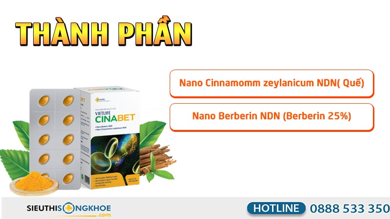 thành phần viên uống cinabet