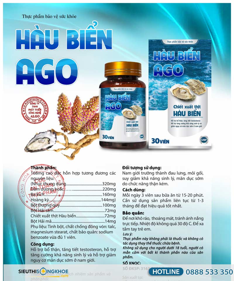 hàu biển ago có tốt không