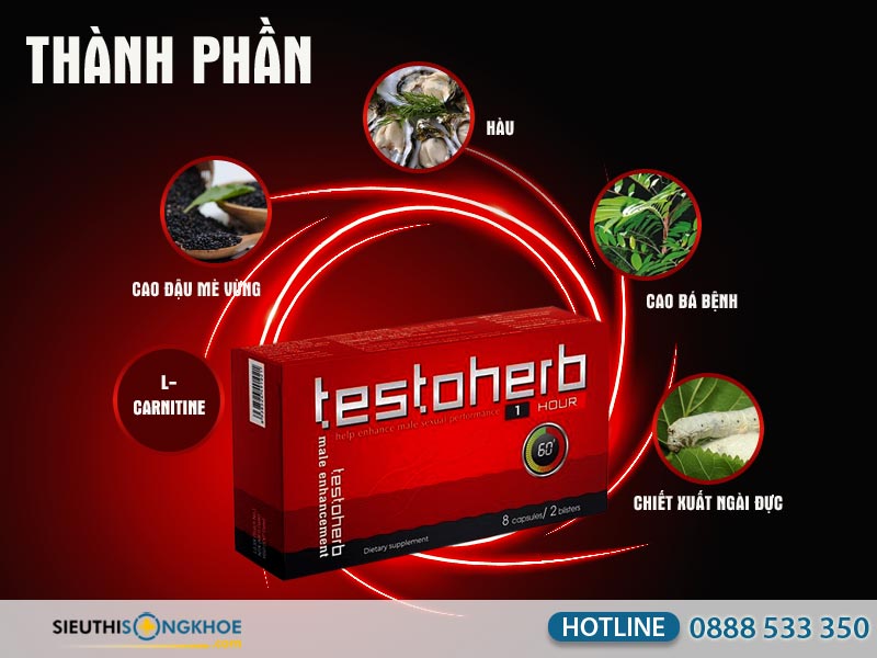 thành phần viên uống testoherb 1h