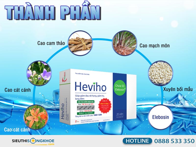 thành phần viên uống heviho