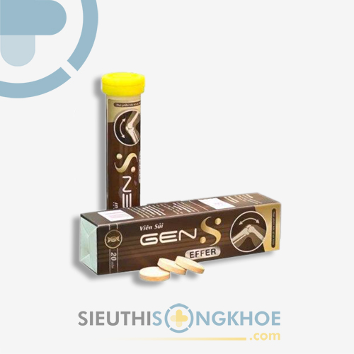 Viên Sủi Gen S - Hỗ Trợ Giảm Tình Trạng Đau Nhức Xương Khớp Lâu Năm