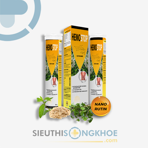 Viên Sủi Trĩ Hemostop - Hỗ Trợ Làm Tiêu Búi Trĩ Lâu Năm