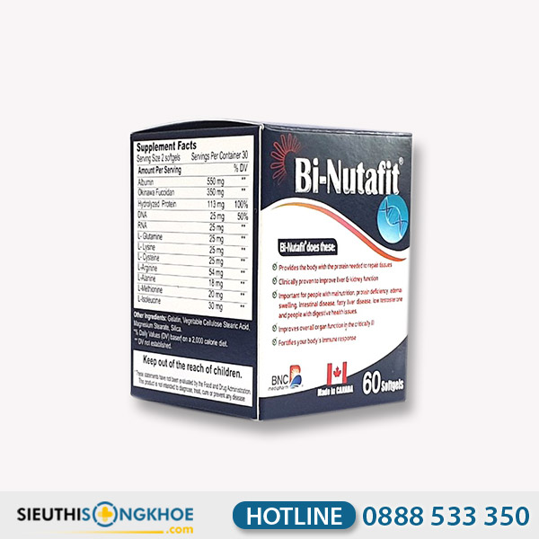 Viên Uống Bi-Nutafit - Hỗ Trợ Nâng Cao Sức Đề Kháng & Cải Thiện Gan Thận