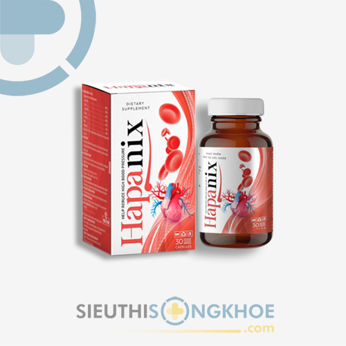 Hapanix Hỗ Trợ Nâng Cao Sức Khoẻ & Duy Trì Huyết Áp Ổn Định Hộp 30 Viên