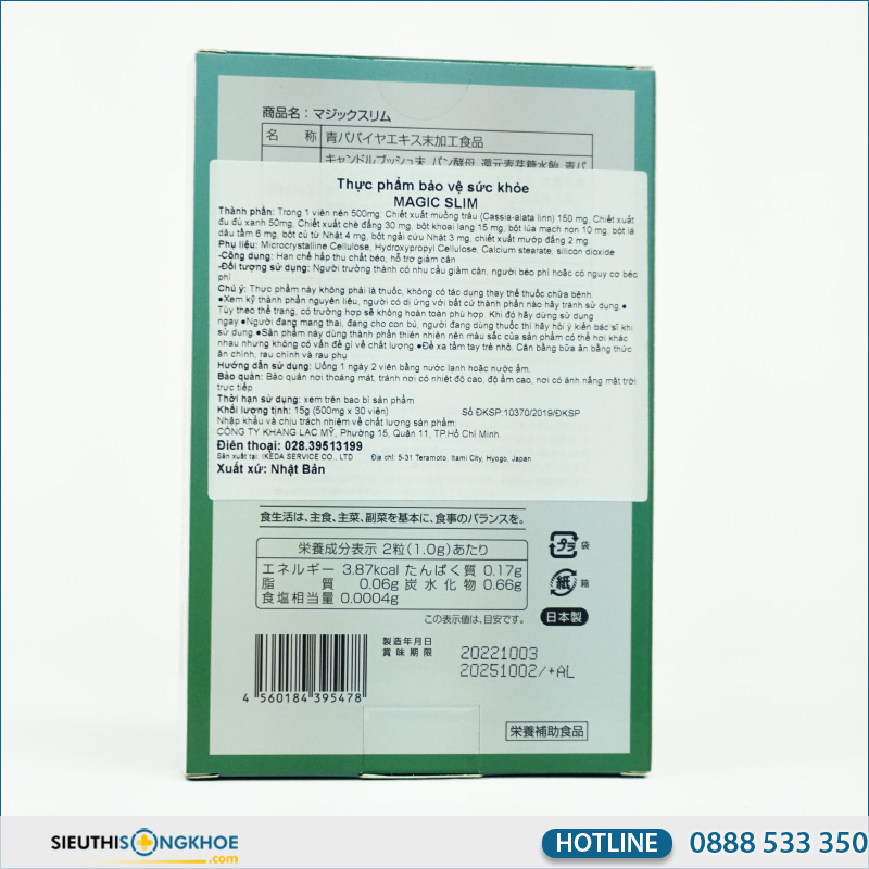 cách phân biệt magic slim chính hãng