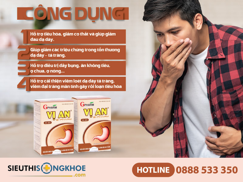 công dụng viên uống vị an gpharm