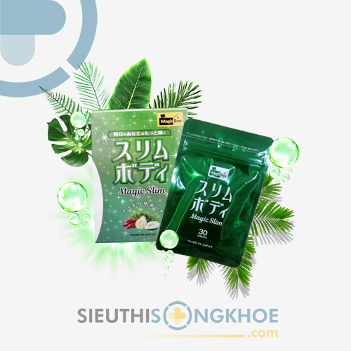 Magic Slim Viên Uống Hỗ Trợ Giảm Cân Giảm Mỡ Thừa Hộp 30 Viên