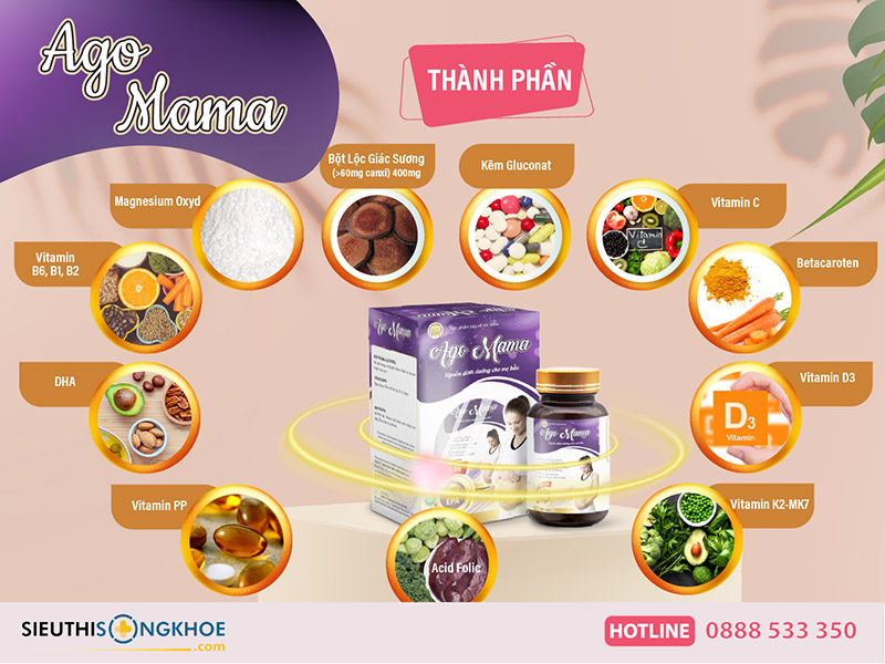 thành phần viên uống ago mama