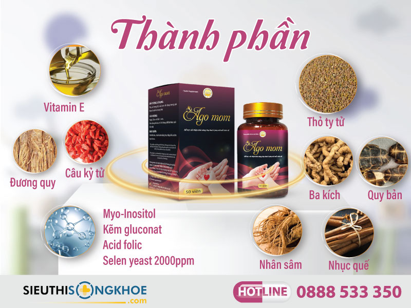 thành phần viên uống ago mom