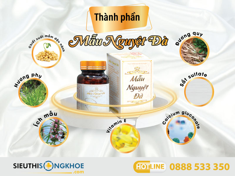 thành phần viên uống mẫu nguyệt đà