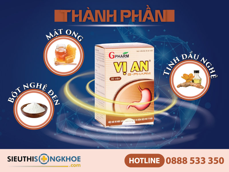 thành phần viên uống vị an gpharm