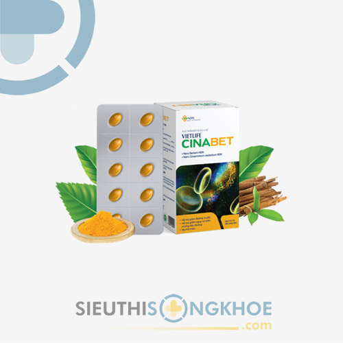 Viên Uống Cinabet - Hỗ Trợ Cân Bằng Đường Huyết & Hạ Cholesterol