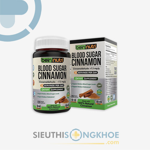 Blood Sugar Cinnamon - Viên Uống Hỗ Trợ Ngăn Ngừa Biến Chứng Tiểu Đường