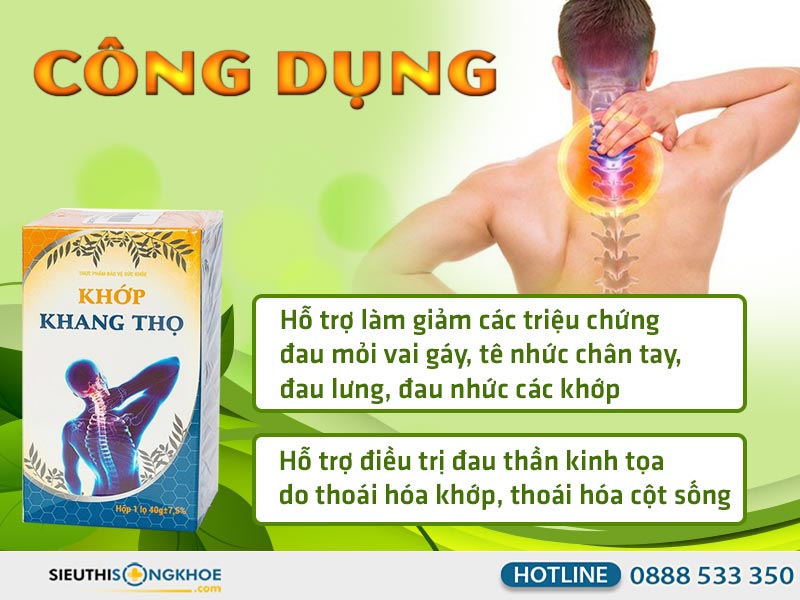 công dụng khớp khang thọ