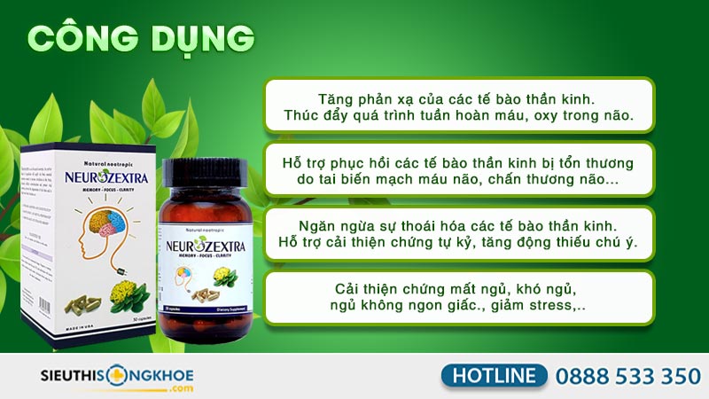 công dụng viên uống neurozextra