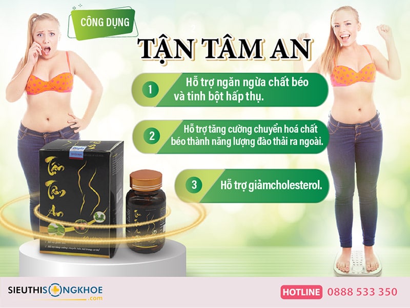 công dụng viên uống tận tâm an
