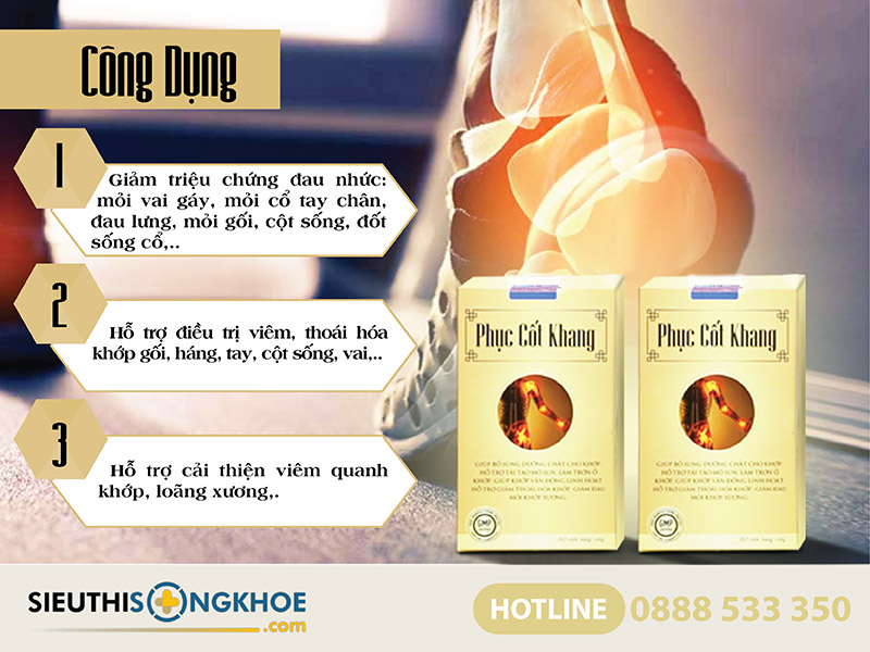 công dụng xương khớp phục cốt khang