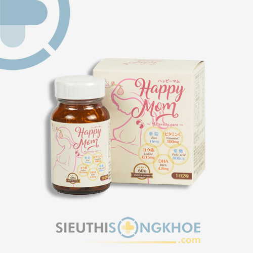 JpanWell Happy Mom - Viên Uống Hỗ Trợ Nâng Cao Sức Khoẻ Mẹ Bầu Trong Thai Kì