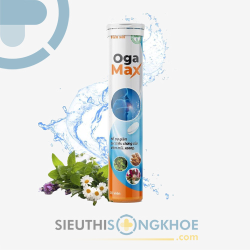 Oga Max Viên Sủi Hỗ Trợ Giảm Triệu Chứng Viêm Mũi Viêm Xoang Hộp 20 Viên