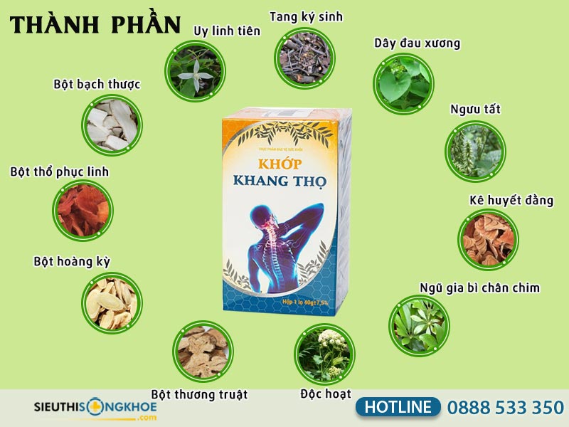 thành phần khớp khang thọ