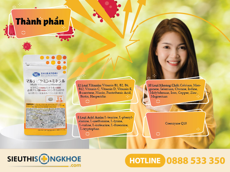 thành phần multi vitamin mineral