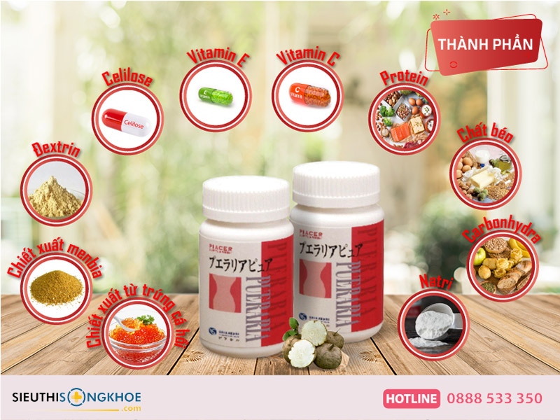 thành phần viên uống pueraria pure