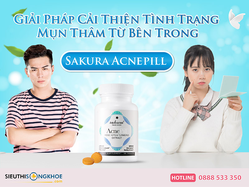 viên uống sakura acnepill