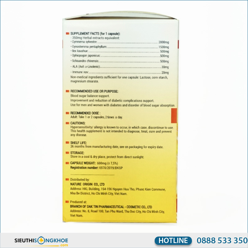 cách phân biệt herbal glucoactive chính hãng