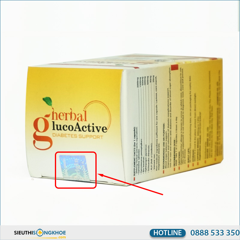 cách phân biệt herbal glucoactive chính hãng