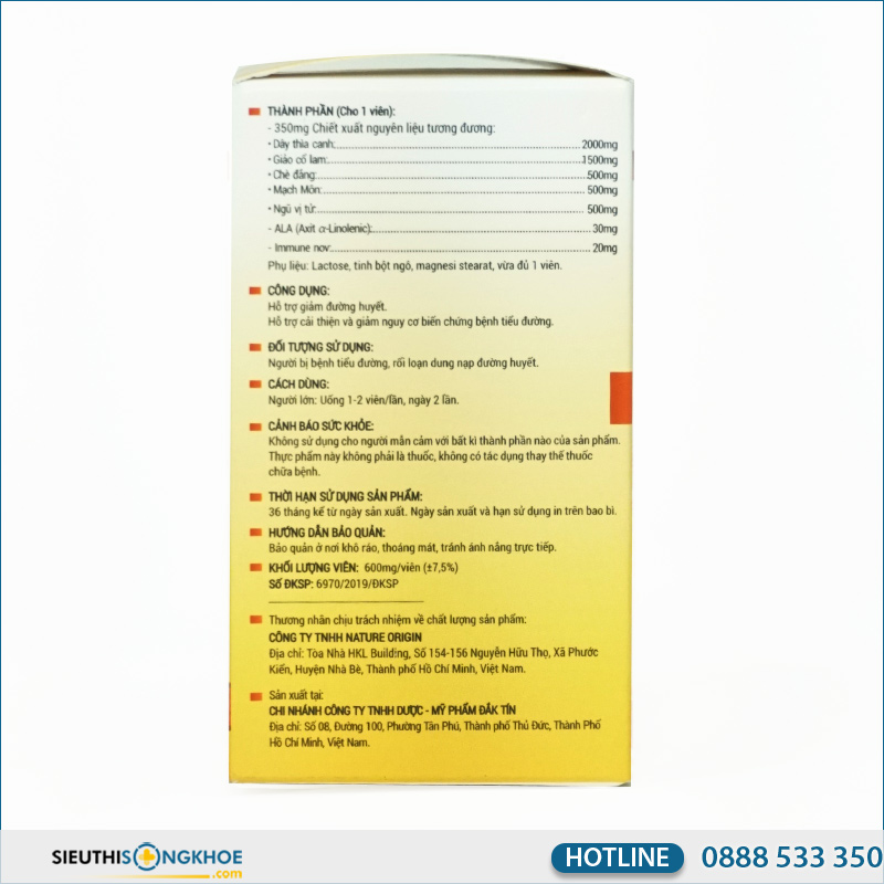 cách phân biệt herbal glucoactive chính hãng