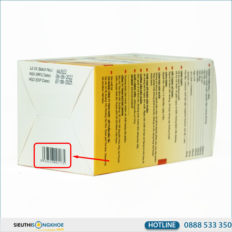 cách phân biệt herbal glucoactive chính hãng