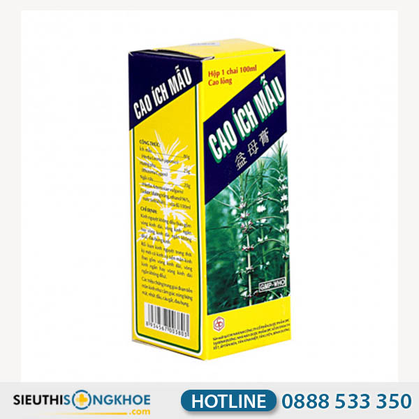 Cao Ích Mẫu - Cao Dạng Lỏng Hỗ Trợ Điều Trị Rối Loạn Kinh Nguyệt