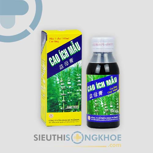 Cao Ích Mẫu - Cao Dạng Lỏng Hỗ Trợ Điều Trị Rối Loạn Kinh Nguyệt