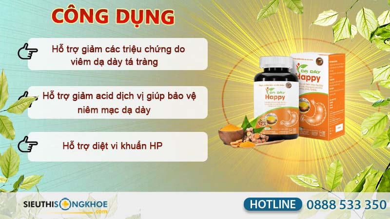 Công dụng của dạ dày happy