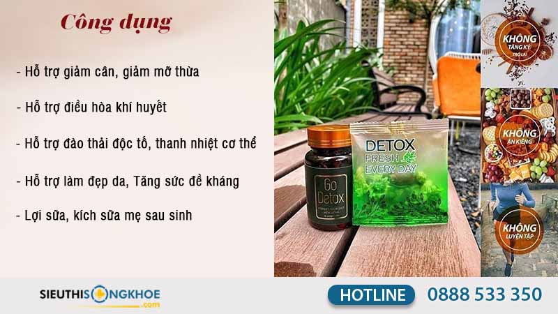 công dụng golean detox