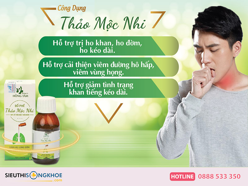 công dụng siro thảo mộc nhi