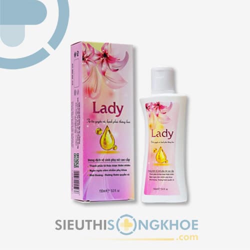 Dung Dịch Vệ Sinh Phụ Nữ Lady - Hỗ Trợ Khử Mùi & Làm Sạch Bộ Phận Sinh Dục Nữ