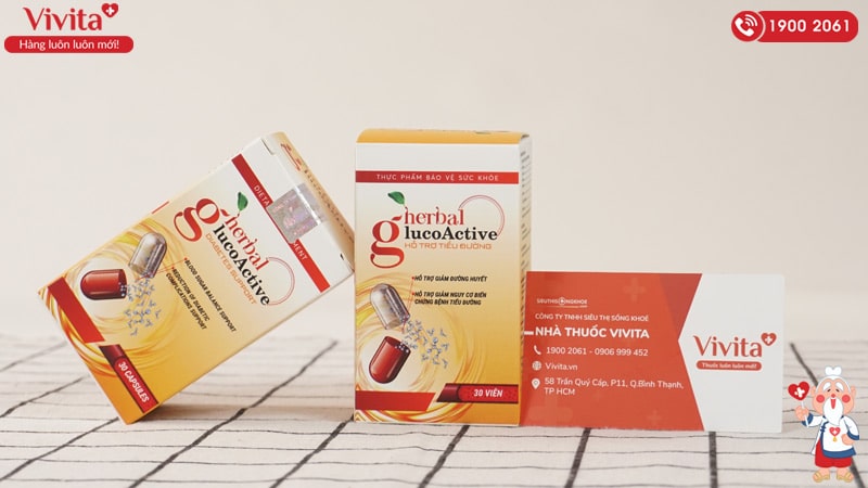 giới thiệu viên uống herbal glucoactive