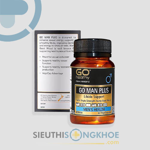 Go Man Plus Hỗ Trợ Tăng Cường Sinh Lý Phái Mạnh Hộp 30 Viên
