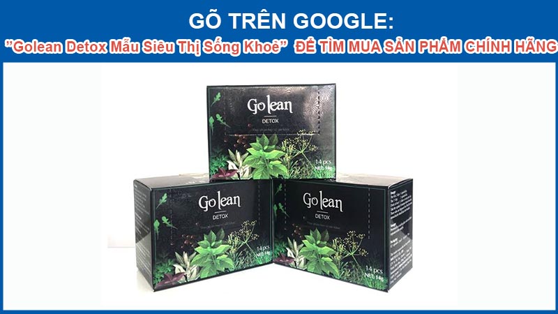 trà giảm cân golean chính hãng