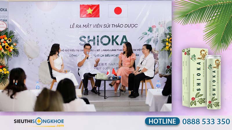 lễ ra mắt viên sủi shioka