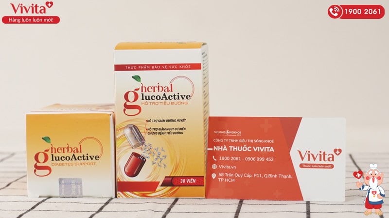 lưu ý khi dùng viên uống herbal glucoactive