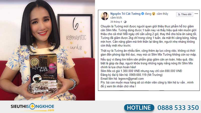 review slim mix giảm cân