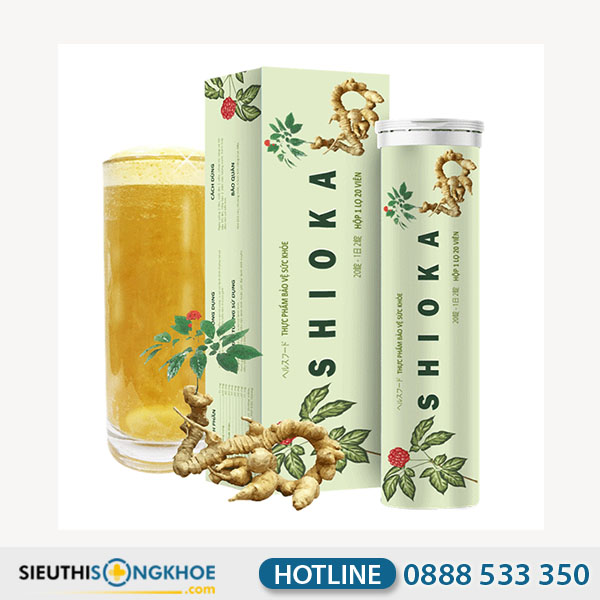 Shioka - Viên Sủi Hỗ Trợ Điều Trị U Nang Buồng Trứng, U Xơ Tử Cung