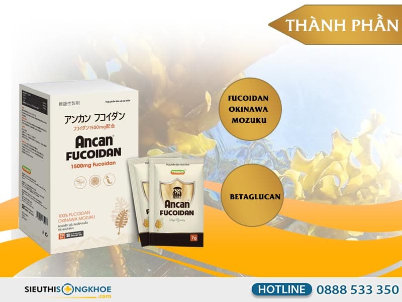 thành phần ancan fucoidan