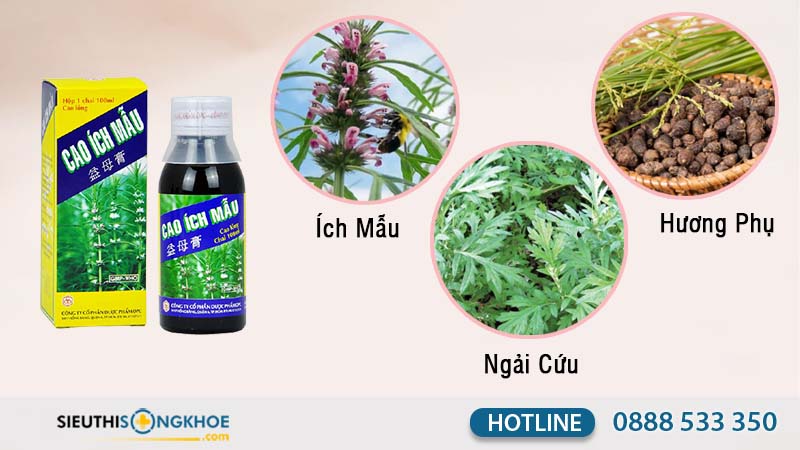 cao ích mẫu thành phần