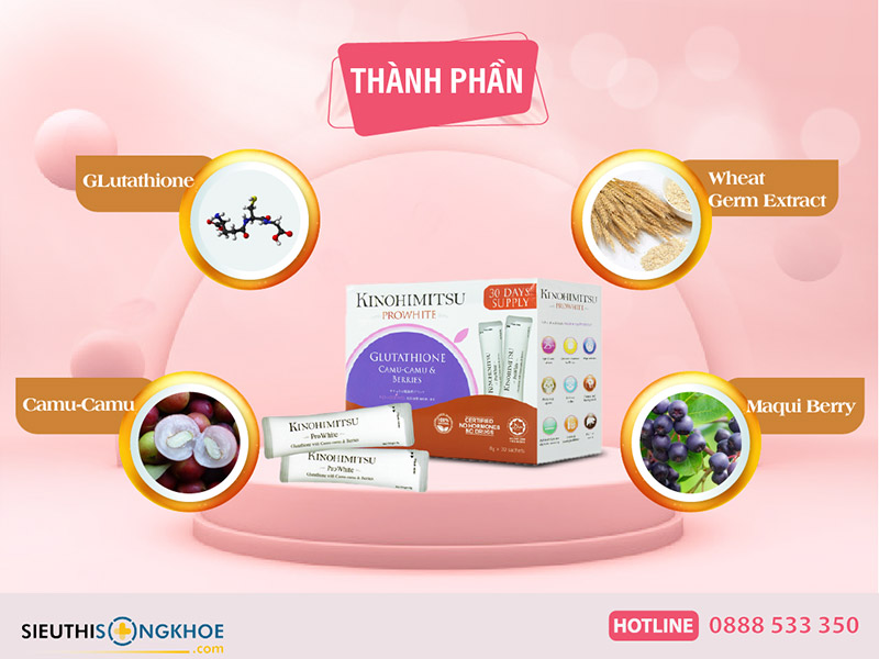 thành phần của kinohimitsu prowhite