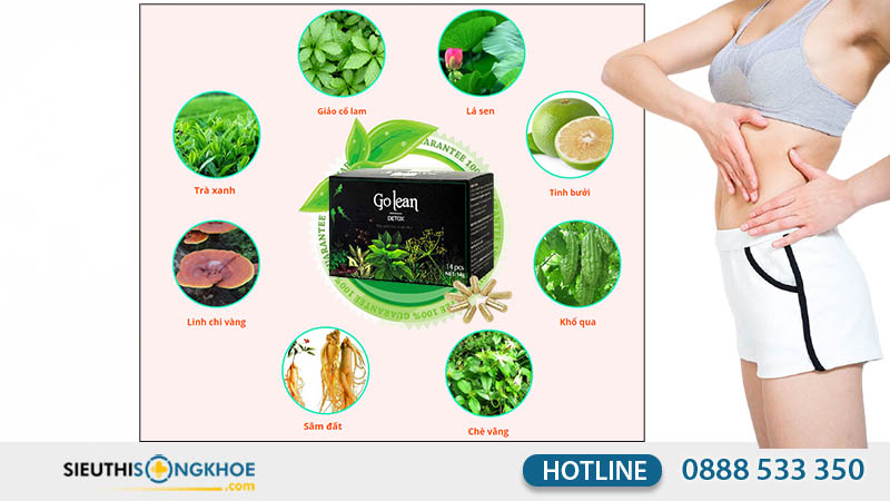 golean detox thành phần thiên nhiên