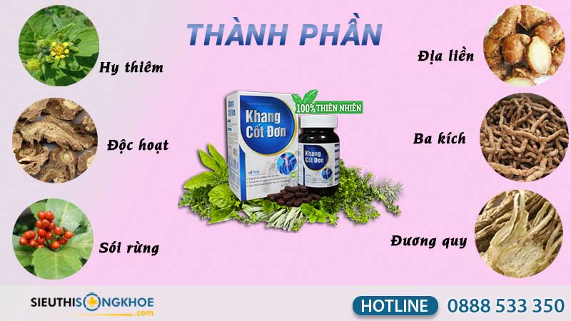 thành phần khang cốt đơn