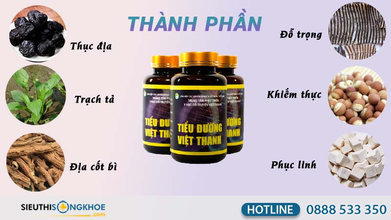 thành phần tiểu đường việt thanh